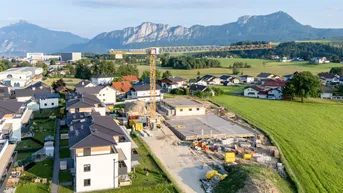 Expose BAUSTART ERFOLGT - PROVISIONSFREI! Exklusive 3 Zi. Wohnung mit großem Sonnenbalkon in Mondsee - BAURECHTOBJEKT