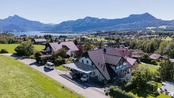 Expose Top Immobilie - Zweifamilienhaus im Salzkammergut-Stil mit Seeblick in Bestlage von Mondsee !