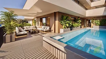 Expose Neubau Terrassenwohnung mit privatem Pool und Panoramablick in Bestlage Bergheim