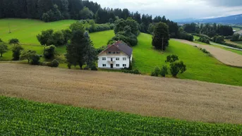 Expose Naturjuwel mit Weitblick - Alleinstehendes Sacherl mit 3 Hektar landwirtschaftlichen Grund