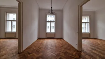 Expose klassische Altbauwohnung 4 Zimmer mit Balkon - MITTEN IN DER STADT!