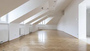 Expose Alleine ganz oben am Kutschkermarkt - helles Dachgeschosspenthouse mit großzügiger Terrasse + Garagenplatz im Haus