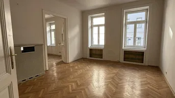 Expose Große Etagenwohnung in 1050 Wien – 5 Zimmer, Balkon, sanierungsbedürftig, Top-Potential!