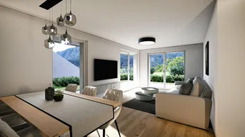Expose 2 Zimmer Neubauwohnung im Dorf Domizil Kirchbichl zu verkaufen