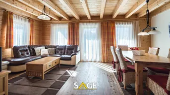 Expose Investment: äußerst gepflegtes Vollholz-Chalet zur touristischen Vermietung
