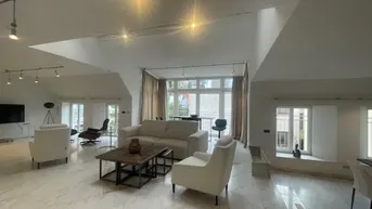 Expose Möblierte Dachgeschoss Maisonette, 5 Zimmer, +3 (4) Schlafzimmer, 2 Bäder, Terrasse, offener Kamin - sehr attraktive Wohnung | furnished 4 BR apartment with 3 bathroom and terrace