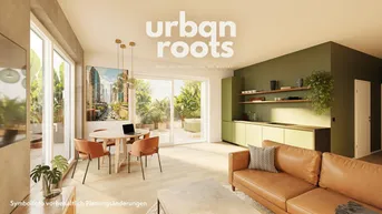 Expose URBAN ROOTS – Südostseitige Eckwohnung mit Garten und 1. OG-Wohngefühl