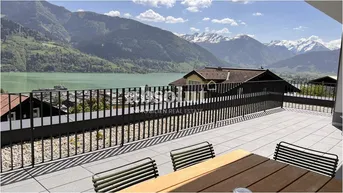Expose Luxus Wohnung mit 2 SZ und großer Terrasse und 100% Seeblick in Zell am See! Touristische Vermietung