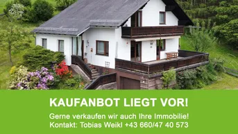 Expose KAUFANBOT LIEGT VOR: Ein- oder Zweifamilienwohnhaus mit großem Grundstück auf 800 Metern Seehöhe in +++ KLEINLOBMING +++