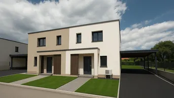 Expose Hochwertige Neubau Doppelhaushälfte mit 3 Bädern in +++ Spielberg +++