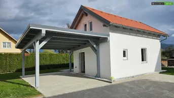 Expose Kleinhaus zur Miete mit Garten, Carport, möblierter Küche und 2 Schlafzimmern in +++ SPIELBERG +++
