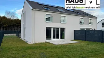 Expose Nachhaltige Ziegelmassivbauweise! Bezugsfertige Doppelhaushälfte mit 4 Zimmern, Vollunterkellerung, Terrasse und Eigengrund.