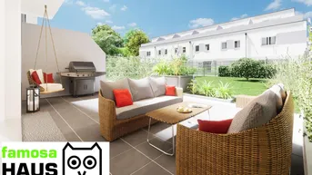 Expose Provisionsfreies Reihenhaus (Niedrigenergiehaus) mit Keller, Dachterrasse und Eigengarten samt Garagenplatz