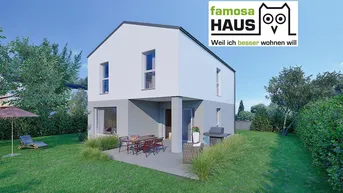 Expose Nachhaltig ziegelmassiv: vollunterkellertes Einfamilienhaus mit 173m² Nutzfläche, Terrasse, Südgarten und 2 Parkplätze samt Carport.