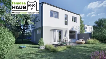 Expose Provisionsfrei: ziegelmassives Einfamilienhaus mit 184m² Nutzfläche samt Keller, 23m² Terrasse, Südgarten und 2 Parkplätze samt Carport.