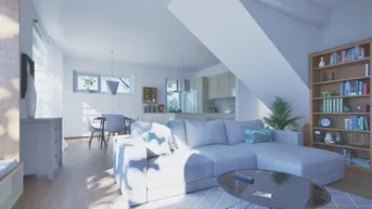 Expose Nachhaltige Ziegelmassivbauweise: Einzelhaus mit 124m² Wohnfläche, 320m² Eigengrund mit 23m² Terrasse und 2 Parkplätze samt Carport.