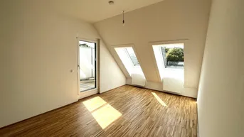 Expose Unbefristete 2-Zimmer Dachgeschosswohnung mit sonniger Terrasse in Hetzendorf