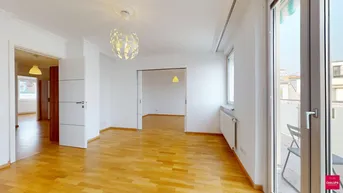 Expose Familienfreundliches Wohnen: Geräumige 3-Zimmer-Wohnung mit zwei Terrassen | 360° Tour