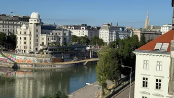 Expose 3-Zimmer-Wohnung mit Potenzial in Toplage beim Donaukanal mit Innenstadtblick – Nähe Urania!