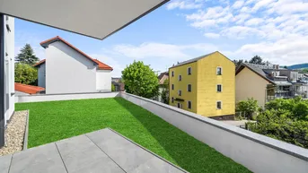 Expose Moderner Erstbezug: Sonnige 4-Zimmer-Wohnung mit Terrasse und Garten