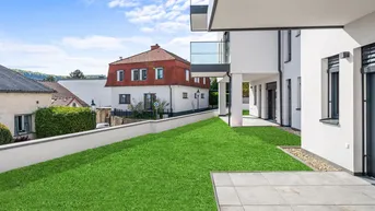 Expose Neubauprojekt: Gartenwohnung mit hochwertiger Ausstattung und Grünblick