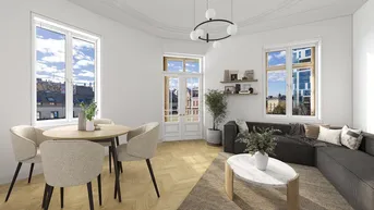 Expose Elegante und frisch sanierte Altbauwohnung im Herzen des 6. Wiener Bezirks