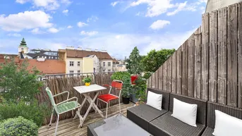 Expose 3-Zimmer-Dachgeschoss-Maisonette mit Terrasse in Top-Lage