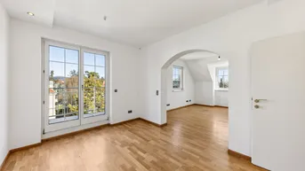 Expose Lichtdurchflutete Dachgeschosswohnung mit 2 Terrassen und Garagenstellplatz