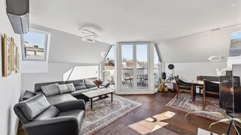 Expose Ein Wohntraum wird wahr! Exklusive 4-Zimmer-Dachterrassen-Maisonette nahe Rochusmarkt