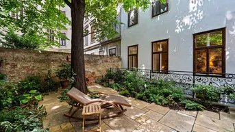 Expose Eleganz trifft Natur – Altbauwohnung mit Gartenidylle im Herzen des 3. Bezirks