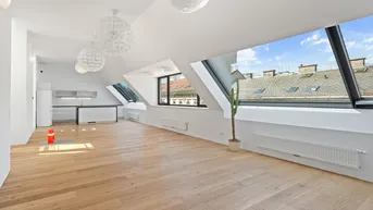 Expose Luxuriöse 3-Zimmer-Dachgeschosswohnung mit exklusivem Flair nähe Kutschkermarkt