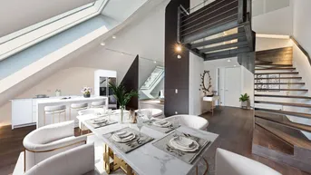 Expose Exklusiver Erstbezug: Stilvolle Dachgeschoss-Maisonette mit Panoramablick bei der Votivkirche