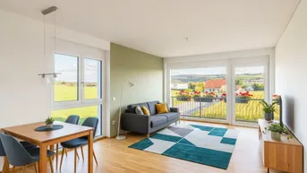 Expose Traumhafte Eckwohnung in Traismauer, NÖ - 3 Zimmer und Balkon mit Grünblick!