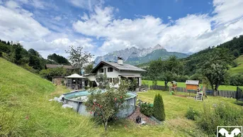 Expose Einfamilienhaus mit herrlichem Bergblick und großem Garten