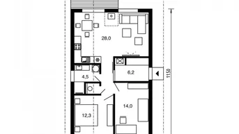 Expose Massivbungalow auf Baurechtsgrund in Markt Piesting