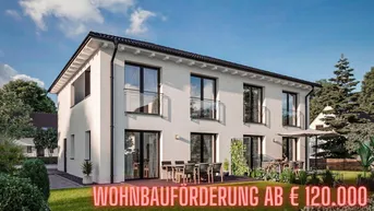 Expose Traumhafte Doppelhaushälfte in Fußach: Erstbezug, 5 Zimmer, Garten, Terrasse, 1x Stellplatz - mit min. 120.000,- Wohnbauförderung! ( Haus B - rechts)