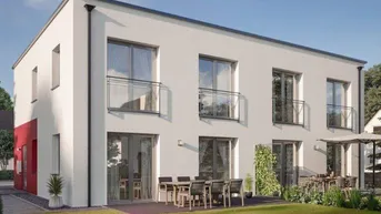 Expose Traumhaftes Doppelhaus in Götzis - Erstbezug mit Garten, Terrasse &amp; modernster Ausstattung für 672.725 €! mit min. 120.000 Wohnbauförderung ( Haus B Rechts)