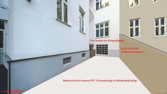 Expose SERVITENVIERTEL - ERSTBEZUG - mediterane INNENHOFTERRASSE - HIGH END STILWOHNUNG - 95 m WFL - 4 Zimmer - 2 BÄDER - RENOVIERTES STILJUWEL