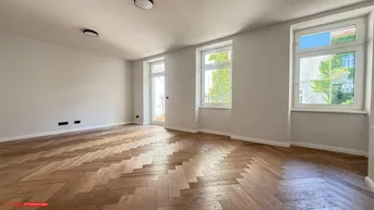Expose KRONGASSE - BALKONERSTBEZUG - 100% GRÜNBLICK - RESTAURIERTES STILHAUS - 3.WOHNETAGE - TOPSTANDARD