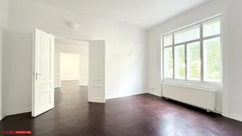 Expose REPRÄSENTATIVES STILUNIKAT IN TOPLAGE - PRACHTVOLLE WOHNUNG - GRÜNBLICK - BESTE MIKROLAGE - HERRLICHER GRUNDRISS - 3. WOHNETAGE - GRÜNDERZEITJUWEL