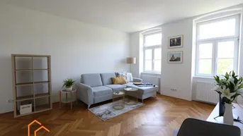 Expose Altbau-Charme + moderner Komfort + Balkon + U-3 Nähe: 2,5 Zimmer + Wohn-Küche + 12 m2 Balkon 
