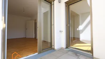 Expose Sonniger Süd-Balkon im grünen Rodaun: Neuwertige 2 Zimmer-Wohnung zu vermieten + barrierefrei + Garagenplatz 