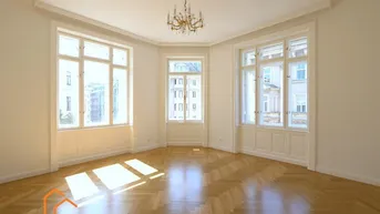 Expose 4,5 Zimmer Erstbezug im Botschaftsviertel 1030: Runderneuerte Altbau-Schönheit mit Hofbalkon/Lift beim Ahrenbergpark