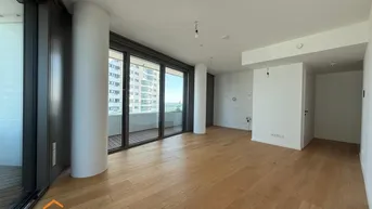 Expose TRAUMHAFTER PANORAMABLICK: MODERNE 2-ZIMMER-WOHNUNG IN DEN DANUBE FLATS