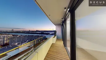 Expose | DANUBEFLATS | STUNNING VIEWS FROM FLOOR19 |10M² BALCONY | POOL AND GYM INCLUSIVE |