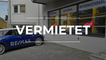 Expose BEREITS VERMIETET! Attraktives Geschäftslokal in zentraler Lage von Zell am See - direkt an der Bundesstraße - zur Miete!