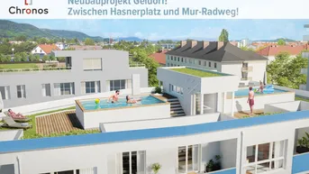 Expose BAUBEGINN ERFOLGT! 4-Zimmer-Neubauwohnung im letzten Stock mit riesiger Dachterrasse in bester Lage in Geidorf !
