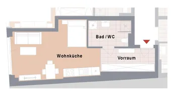 Expose Kaufnebenkosten-AKTION! Neubauprojekt 1-Zimmerwohnung direkt in der Leonhardstraße!
