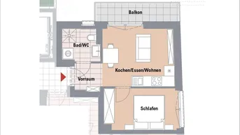 Expose AKTION! Kaufnebenkosten sparen! Perfekte 2-Zimmer-Anlegerwohnung in perfekter Lage in Geidorf! Blick Richtung Hasnerplatz!