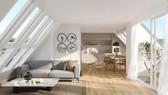 Expose BAUBEGINN ERFOLGT! Neubau-Penthouse-Wohnung mit großen Fensterfläche am Laaerberg zwischen Löwygrube und Kurpark Oberlaa!